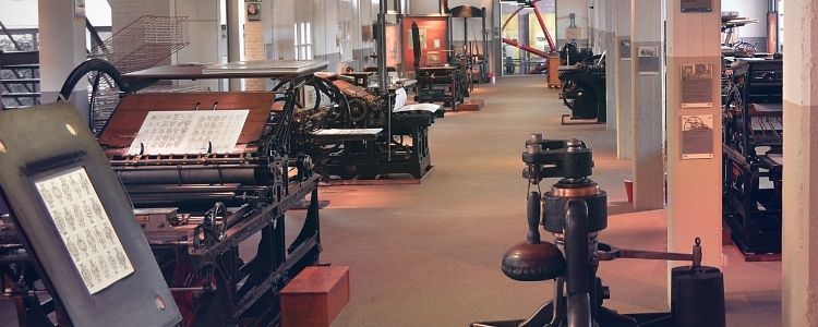 Speelkaartenmuseum drukpersen