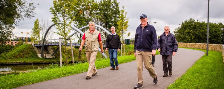 Wanderung entlang dem Kanal